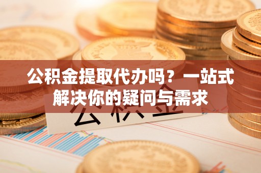叶县公积金提取代办吗？一站式解决你的疑问与需求