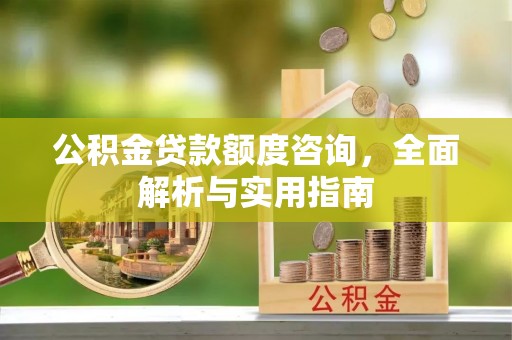 叶县公积金贷款额度咨询，全面解析与实用指南