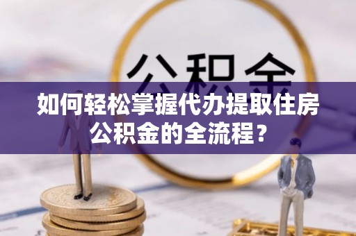 叶县如何轻松掌握代办提取住房公积金的全流程？