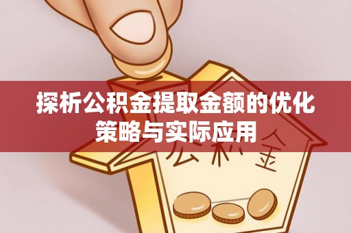 叶县探析公积金提取金额的优化策略与实际应用
