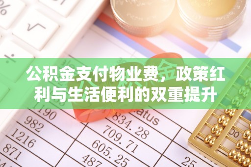 叶县公积金支付物业费，政策红利与生活便利的双重提升
