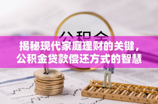 叶县揭秘现代家庭理财的关键，公积金贷款偿还方式的智慧选择