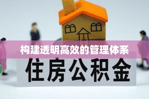 叶县构建透明高效的管理体系