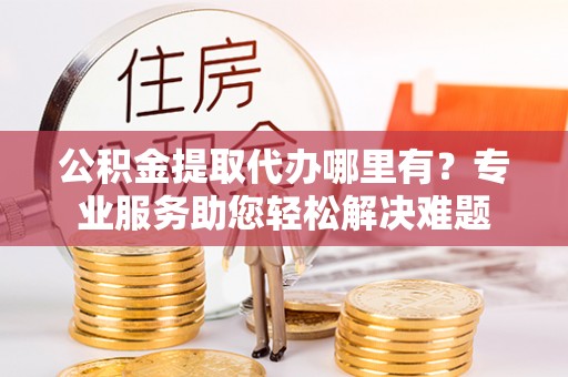 叶县公积金提取代办哪里有？专业服务助您轻松解决难题