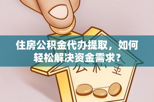 叶县住房公积金代办提取，如何轻松解决资金需求？