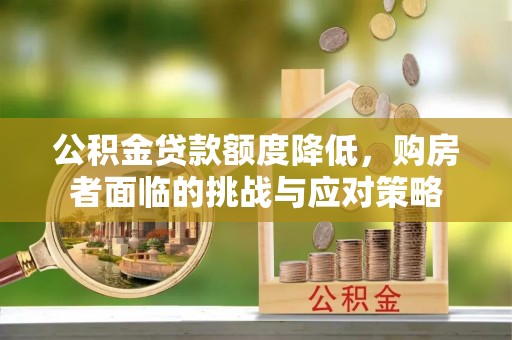 叶县公积金贷款额度降低，购房者面临的挑战与应对策略